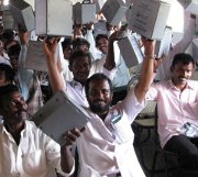 asm-india People rejoice over a previous audio Scripture distribution in India.