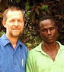 Kirk with one of his friends.
