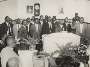 daytona-beach-fl-smallwm1 Peter C. Hickson (right) “burns the note” of the Church of God in Daytona Beach, where he served as pastor from 1960-1978.